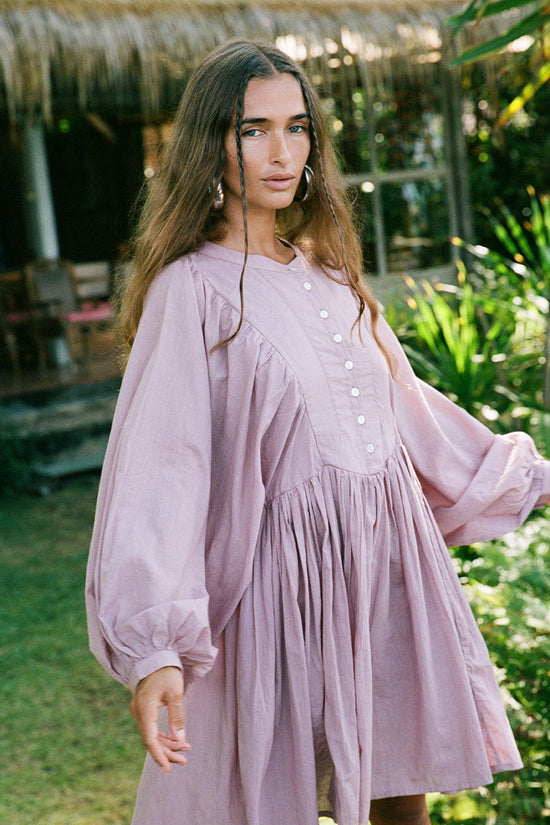 Anika Mini Dress ~ Mulberry