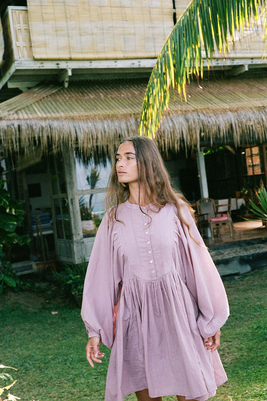 Anika Mini Dress ~ Mulberry