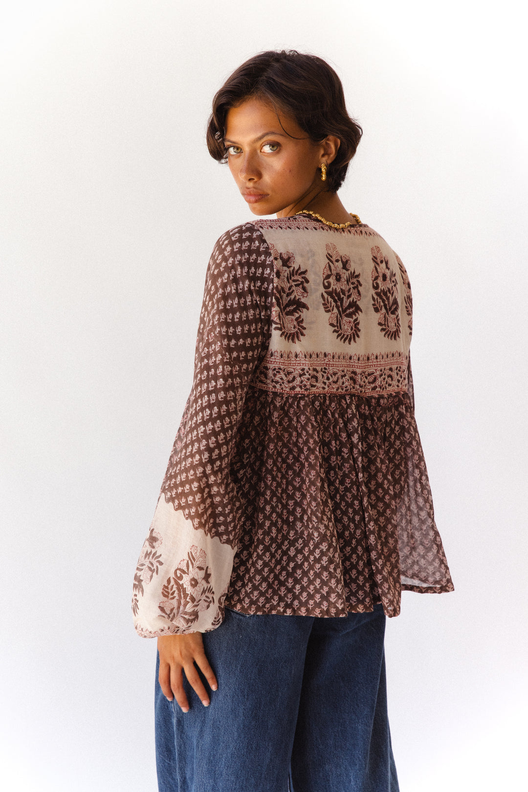 Rooh Blouse ~ Cacao