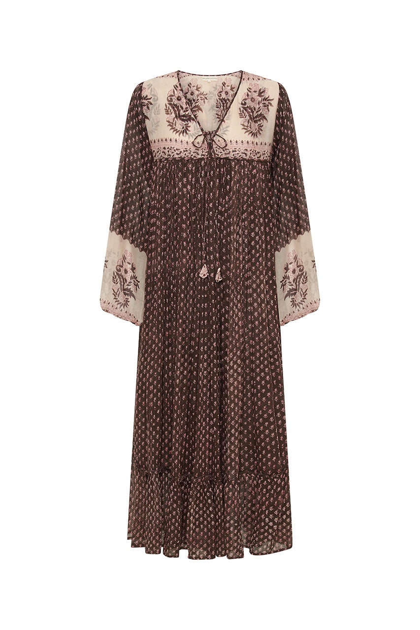 Rooh Maxi Dress ~ Cacao