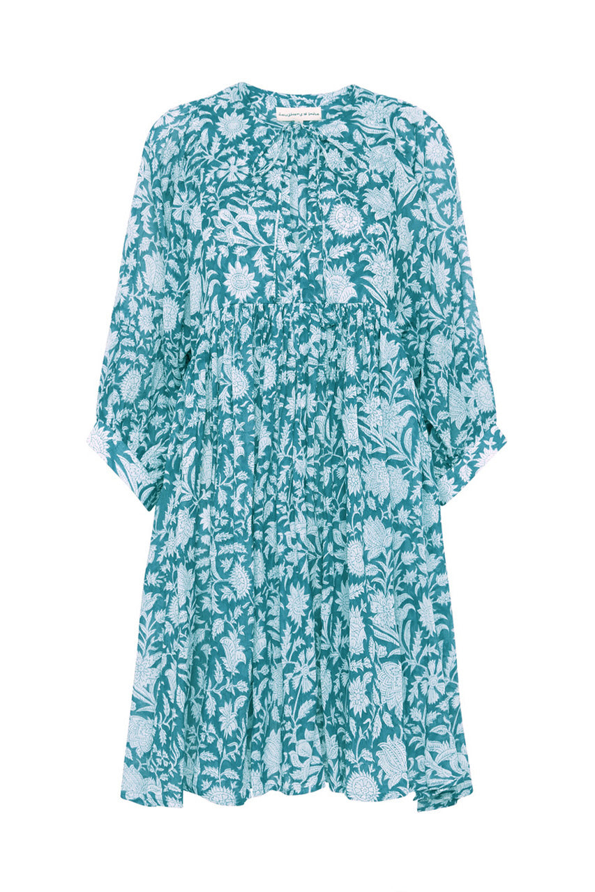 Kyra Mini Dress ~ Ocean Blue