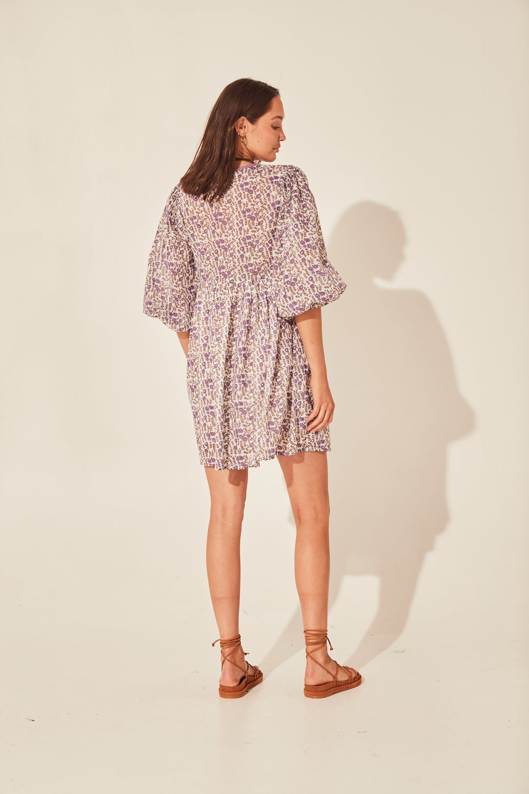 Binita Mini Dress ~ Violet